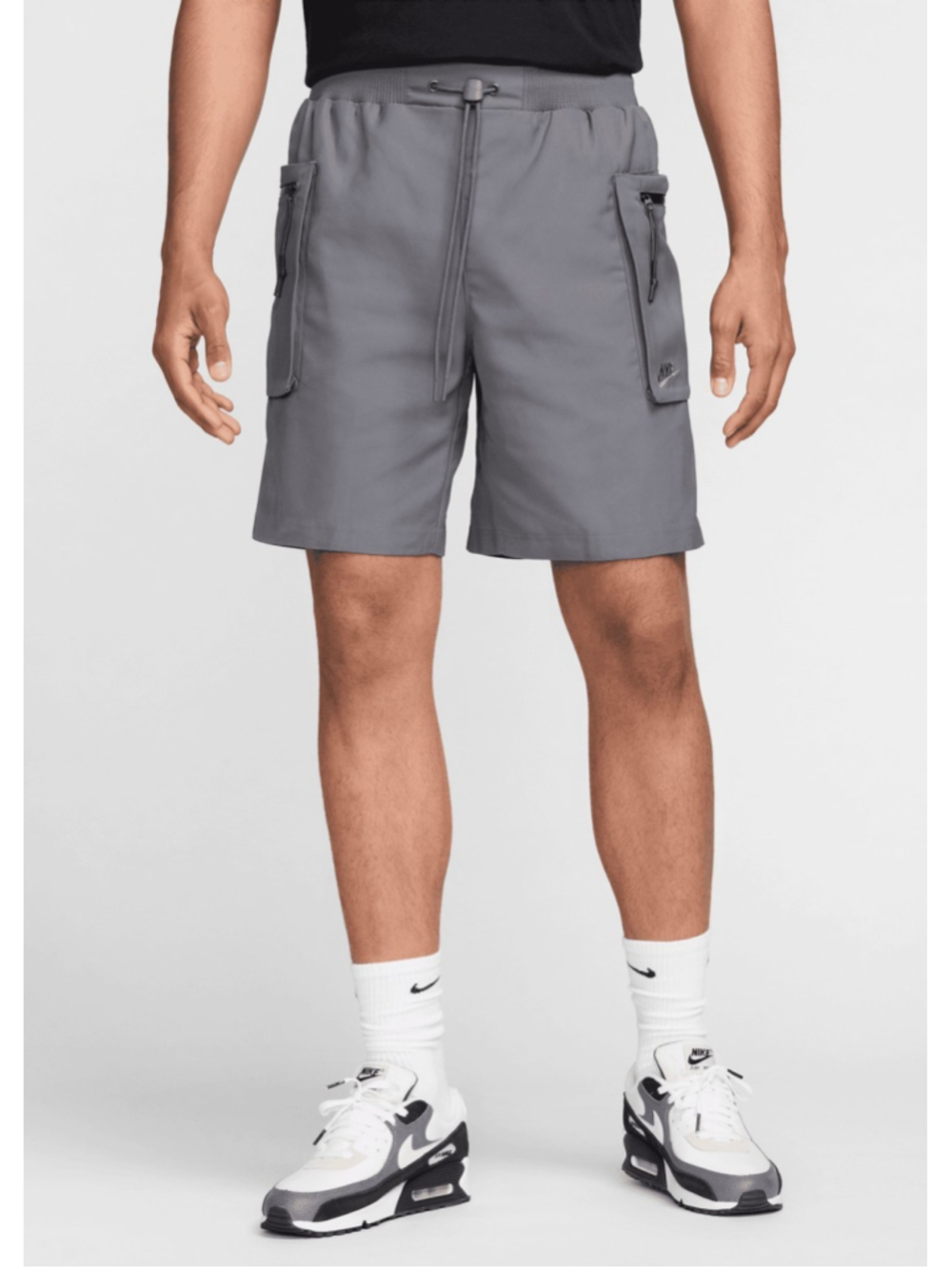 Nike Sportswear Tech Pack Woven Utility Shorts Iron Grey FB7528-068 Mens Large